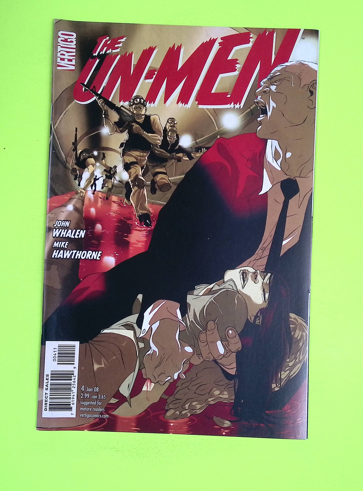 The Un-Men #4 2008 Vertigo 8.0 Comic Book M25-68