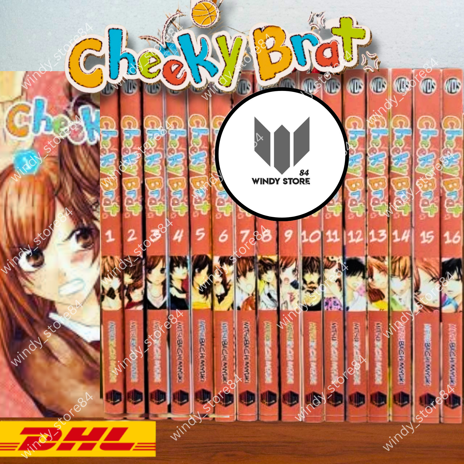 Cheeky Brat English Manga Volume 1–16 Half/Full Set by Mitsubachi Miyuki DHL