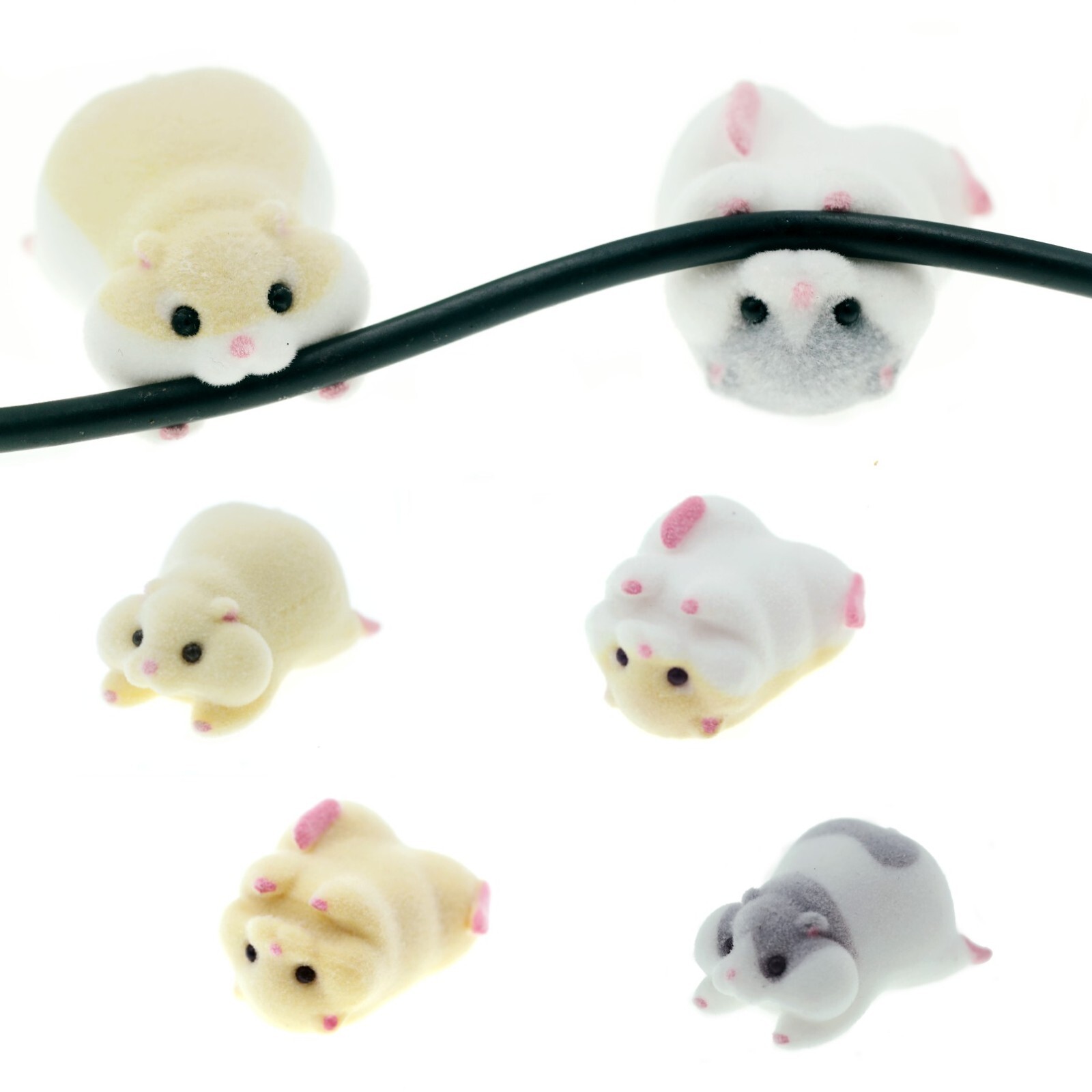 Blind Box Hamster Animal Bite Cable Protector Charger USB Acc 1 Random Figure