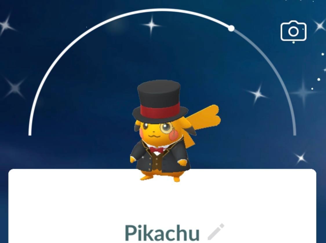 Shiny Pikachu Monocle with Red Blue Yellow Accents – Pokemon Go
