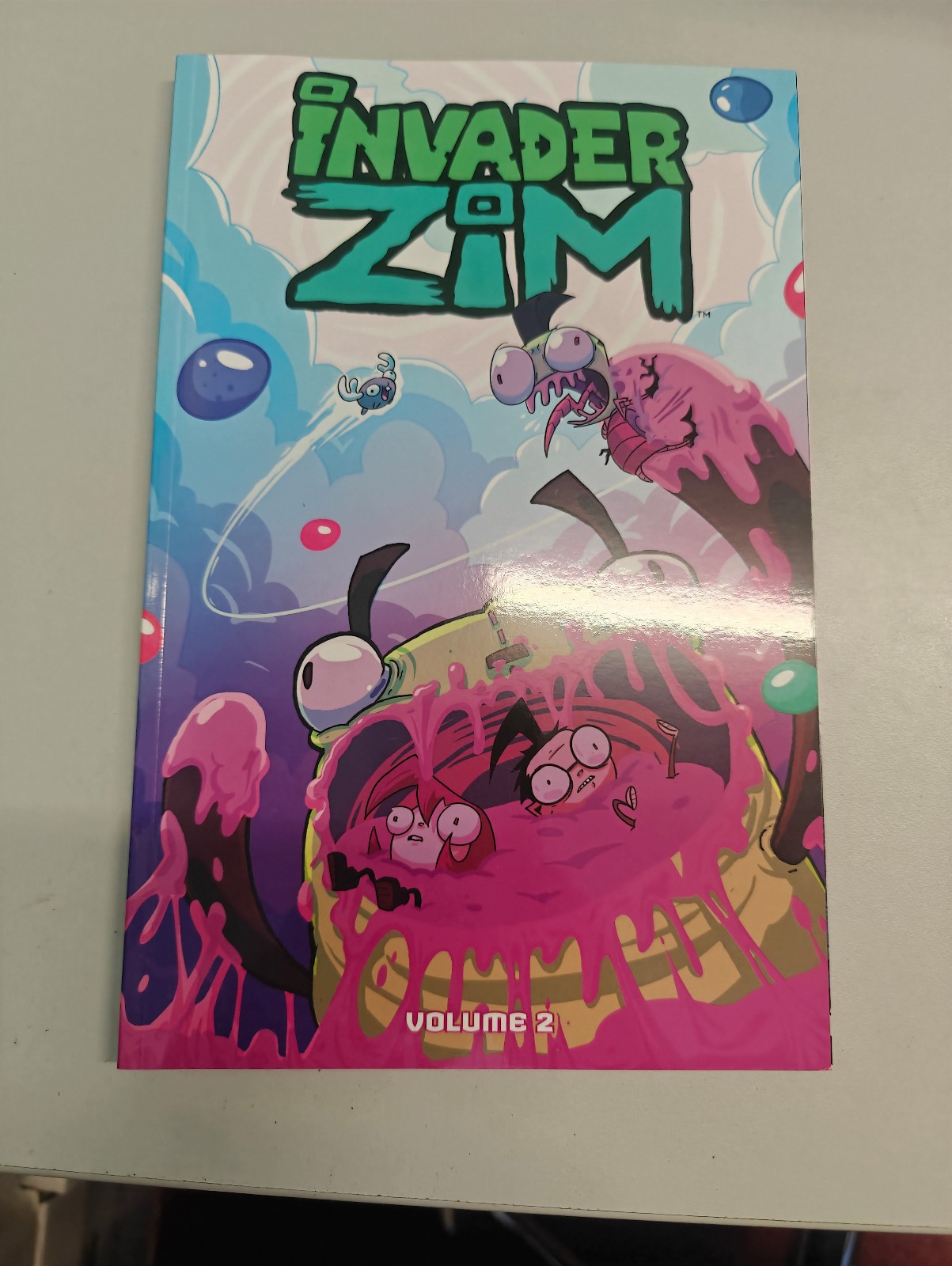 INVADER ZIM TPB VOLUME #2 (2016) – GRADE NM – ONI PRESS JHONEN VASQUEZ VARIANT