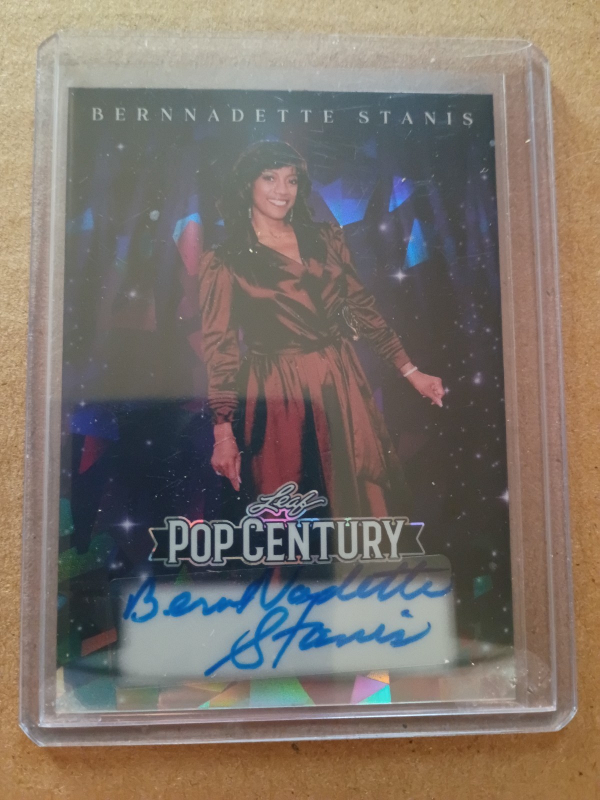 2026 Leaf Pop Century Purple Crystal Bernadette Stanis 4/7 Auto GOOD TIMES TV