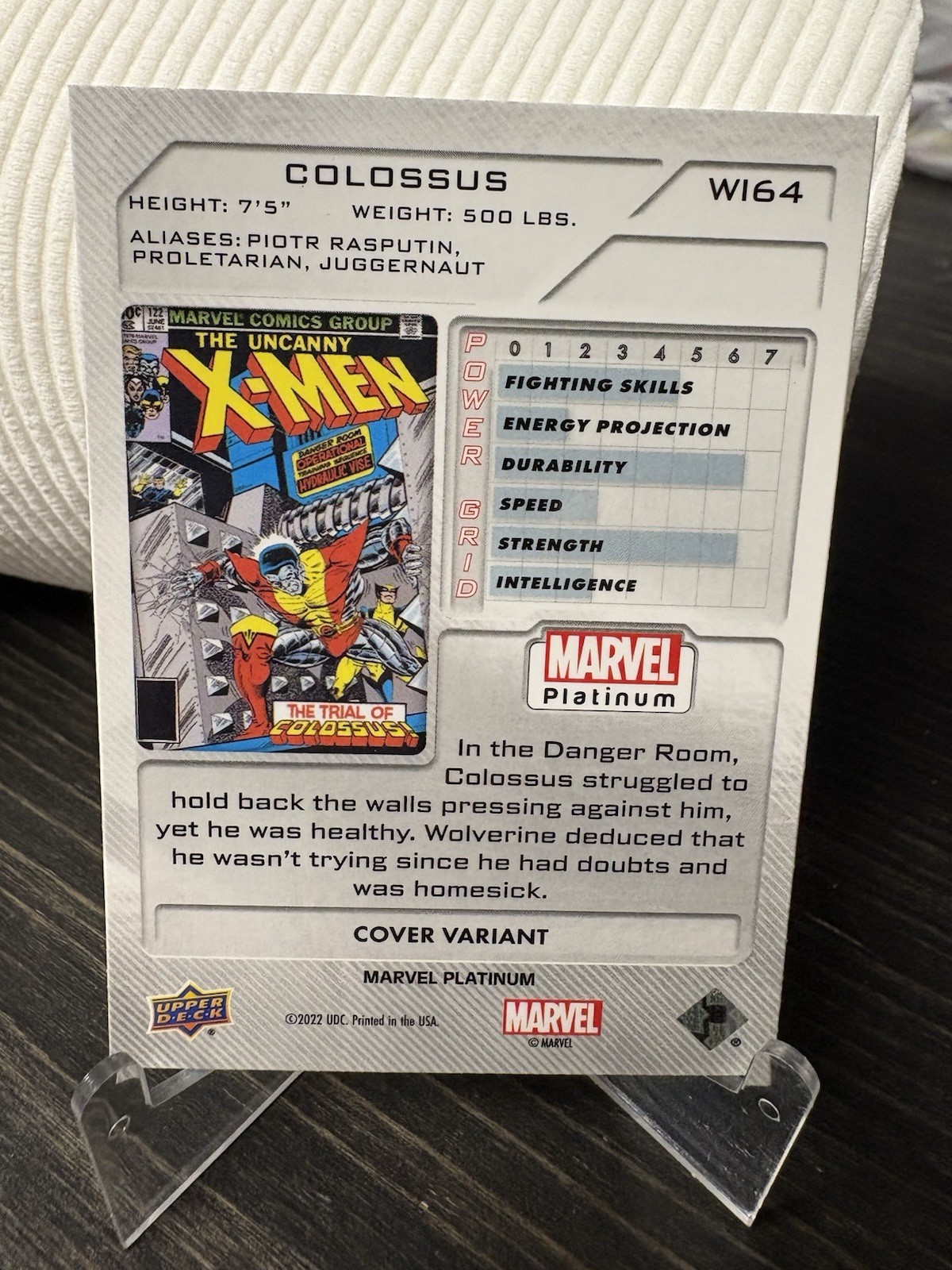 2022 Upper Deck Platinum Variant Covers- Daredevil and Colossus Lot- #164 #196