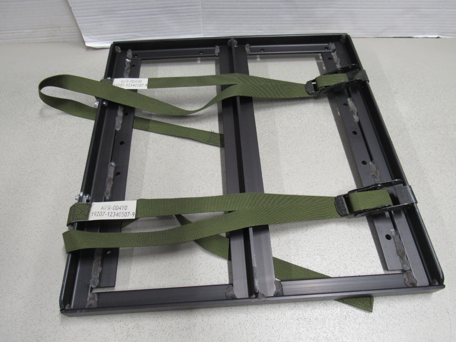 US Military Ammo Can Tray Double 40mm w/ Straps HMMWV 1 1/4 Ton Trucks NOS