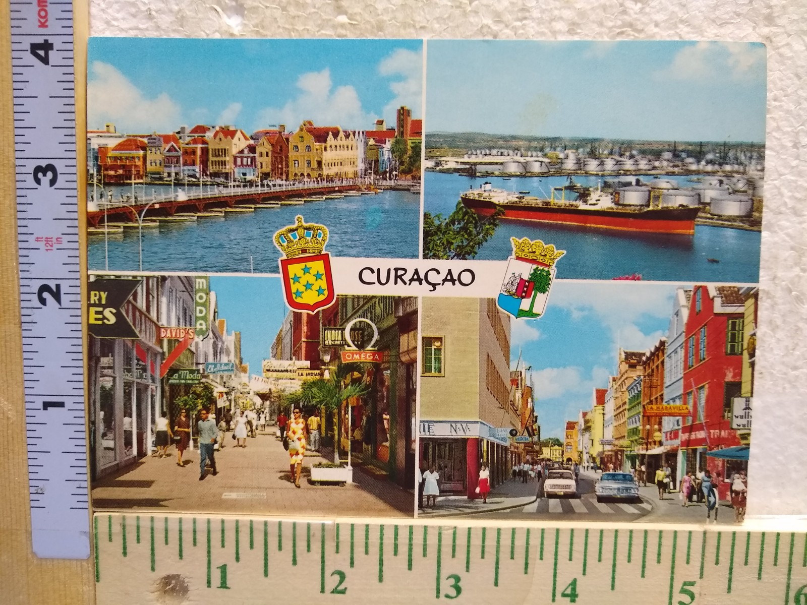 Postcard Famous Places and Landmarks in Curaçao