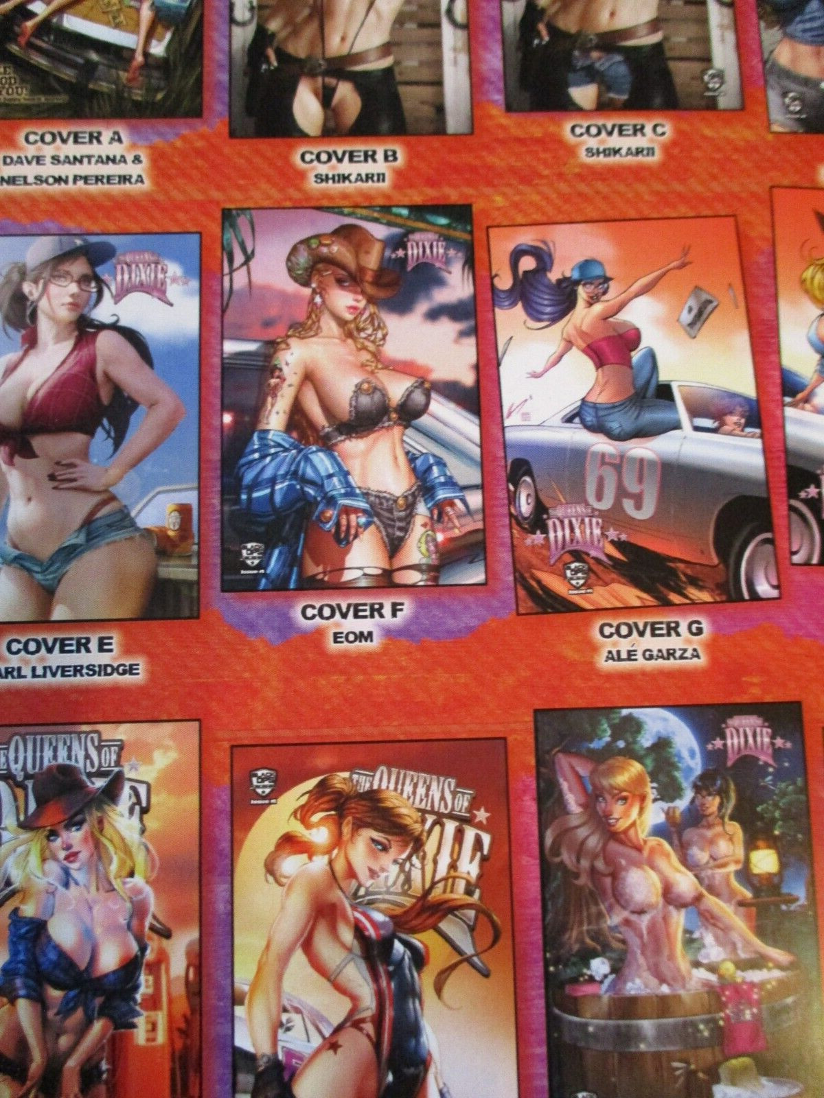 LAUNCH DAY EXCLUSIVE EOM BOX SET QUEENS OF DIXIE SOLD OUT 3 BOOKS+BOX+EXTRAS