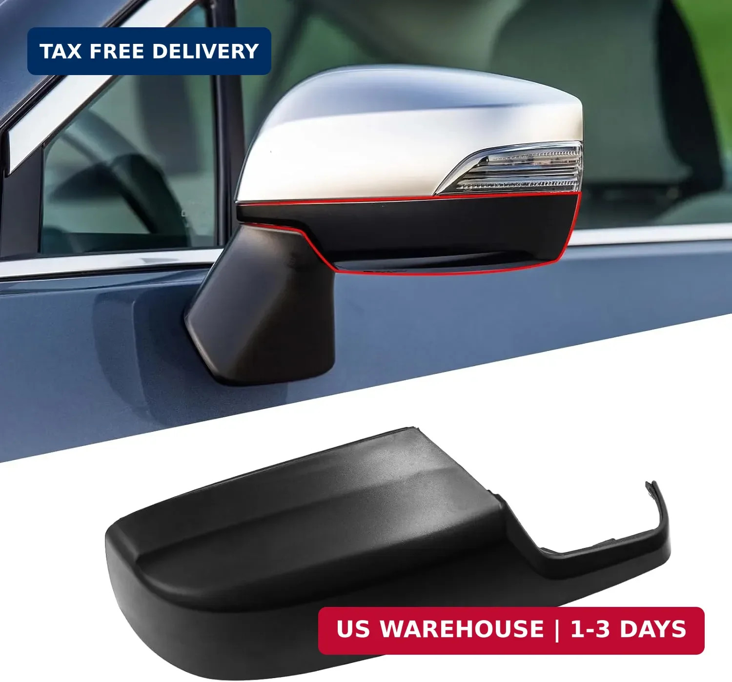1PC Compatible with Subaru Mirror Bottom Cover Outback 2015 2016 2017/Legacy 201