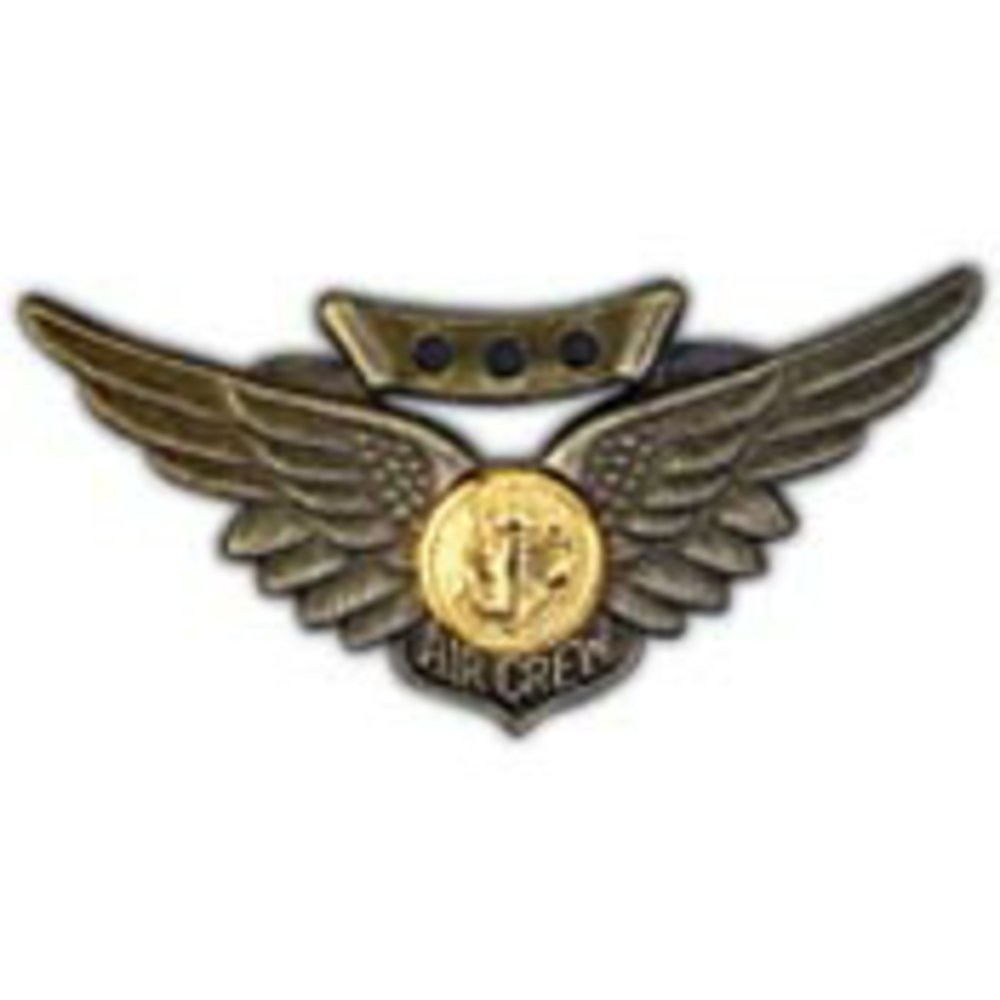 EagleEmblems P16096 Wing-USN,Combat Aircrew (2”)