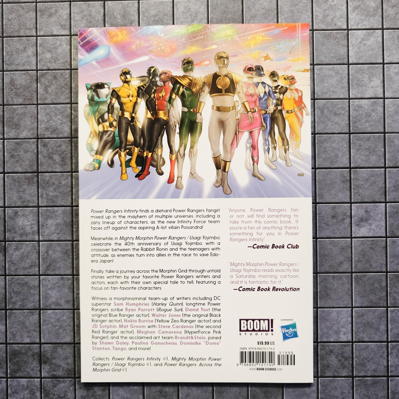 Mighty Morphin Power Rangers: Across The Morphin Grid TPB (Paperback) UNREAD NM