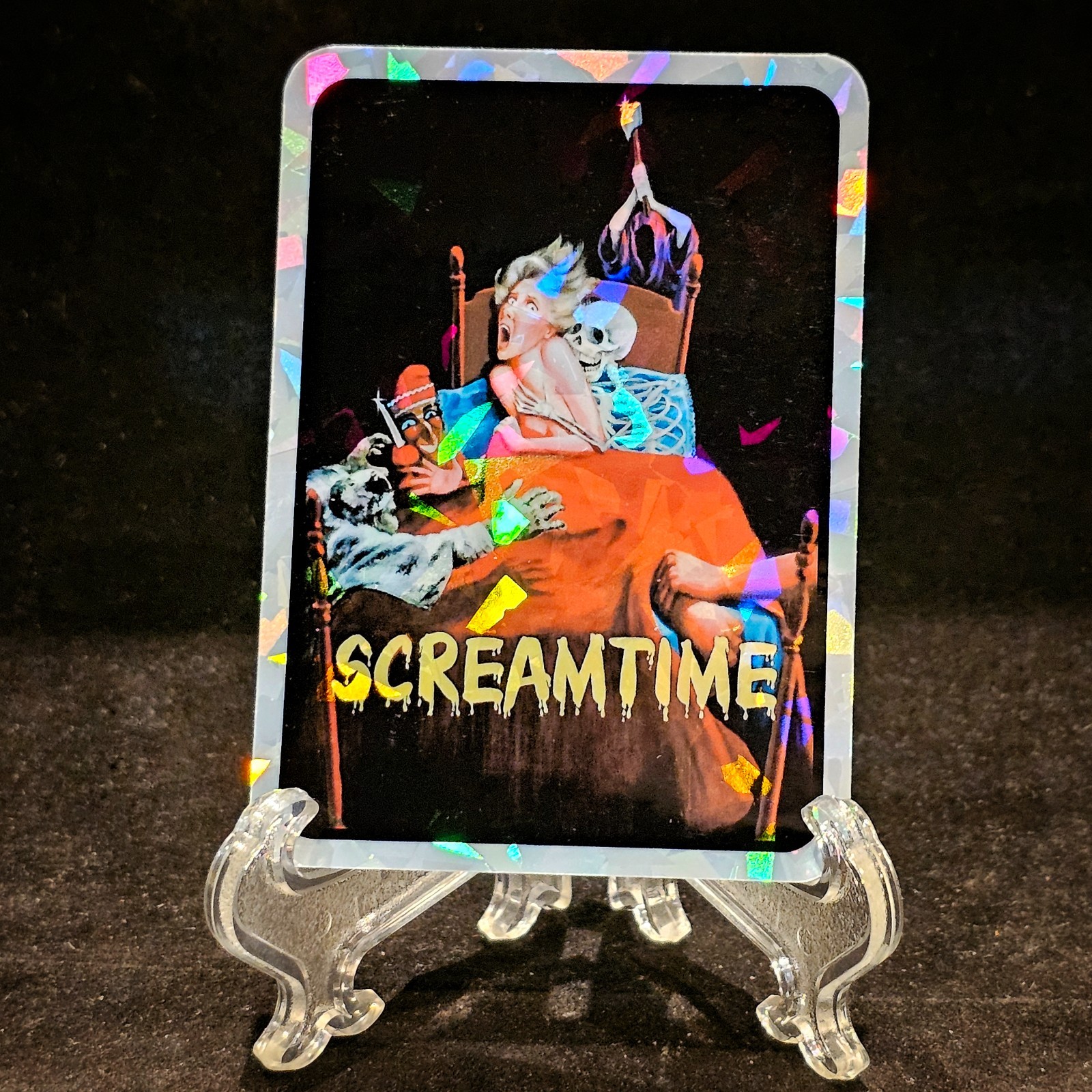 Series 2 Vending Machine Prism Super Stickers 80s 90s Vtg Style Horror Foil Card