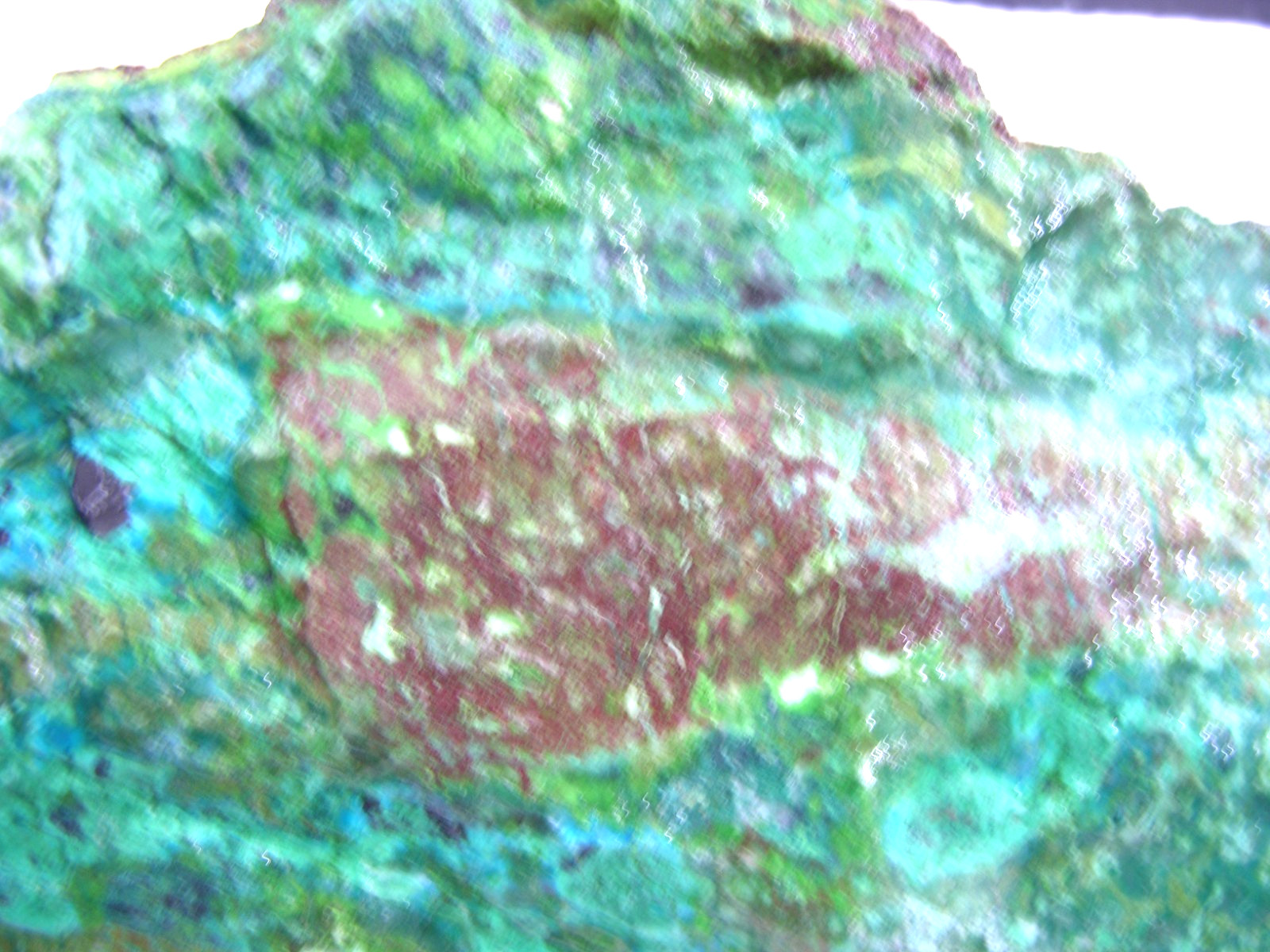 Apache chrysocolla rough blues greens Turquoise 9x6x3 inch 9.5 pounds at1