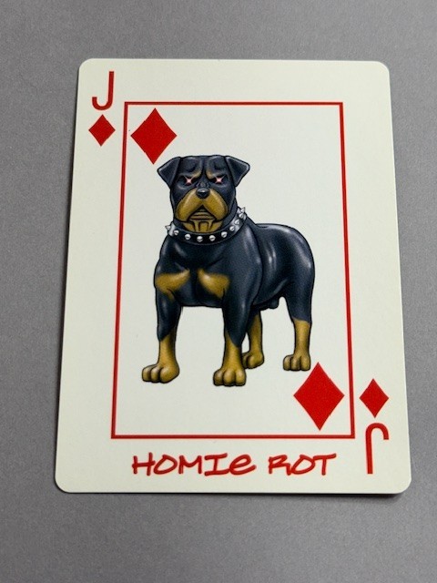Vintage Homies Rot Dog Trading Card Poker Club Global Industries Lowrider RARE