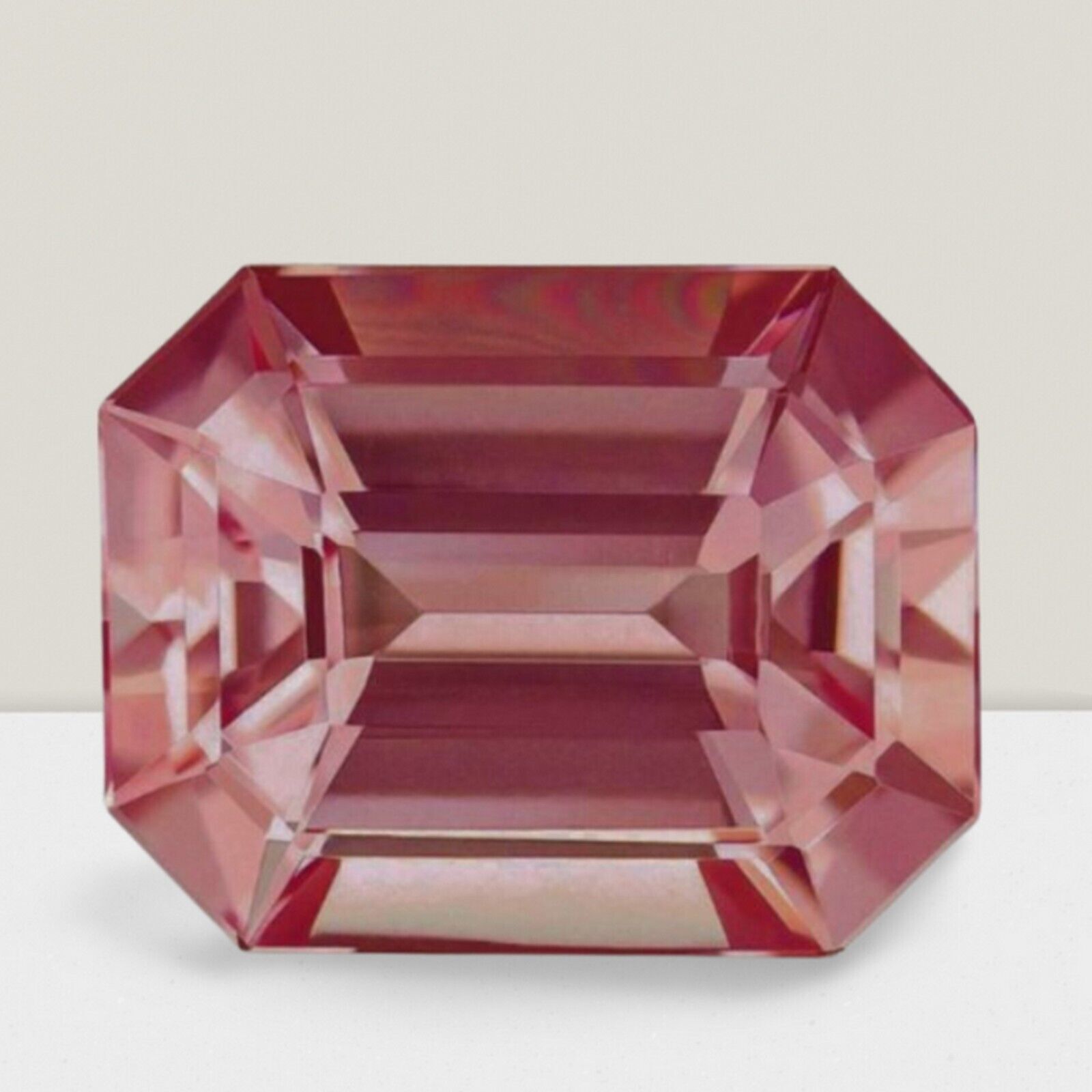 Morganite Octagon Cut Gemstone 0.60 Cts – 6×4 mm AAA+ Loose Gem