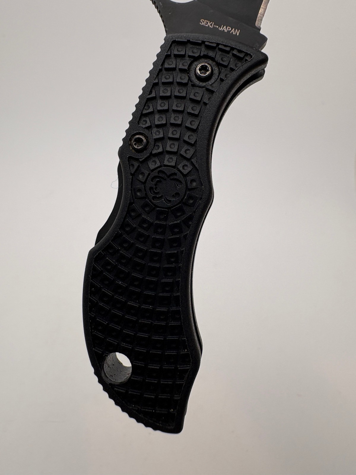 Spyderco Knife ManBug Wharncliffe Black FRN Black VG-10 Plain Edge MBKWPBK