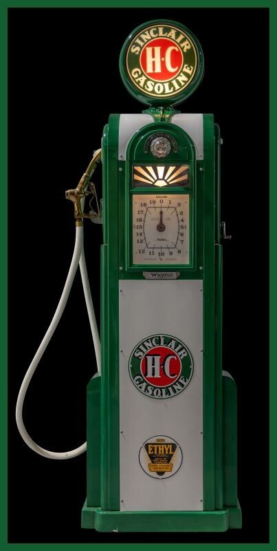 Wayne Model 60 Sinclair HC Gasoline Pump NEW Sign 24×48″ USA STEEL XXL Size