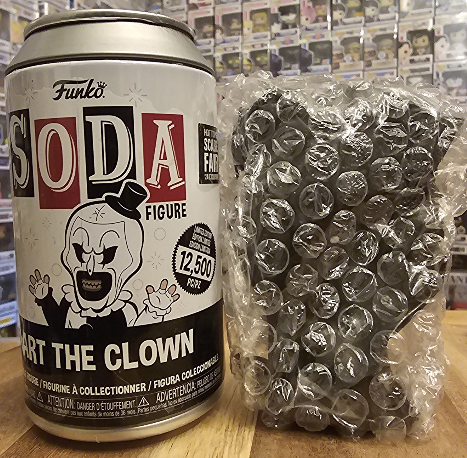 Funko Soda Terrifier Art The Clown Hot Topic Scare Fair 12,500 Pcs
