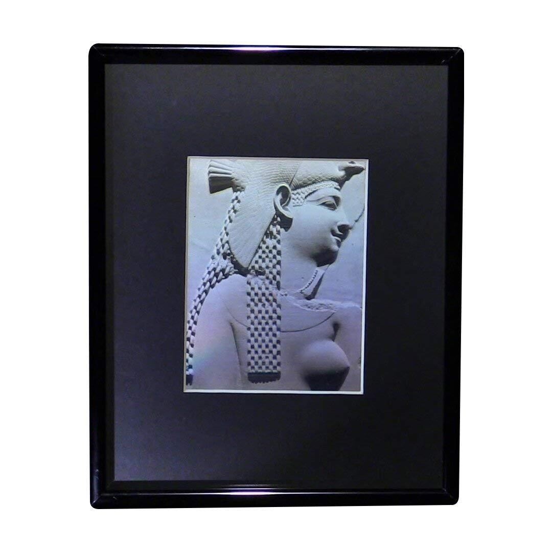 3D Egyptian Queen (Achromate) Hologram Picture FRAMED, EMBOSSED Type Film