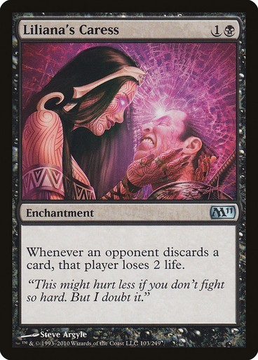 Liliana’s Caress – M11 – NM – Magic The Gathering – MTG
