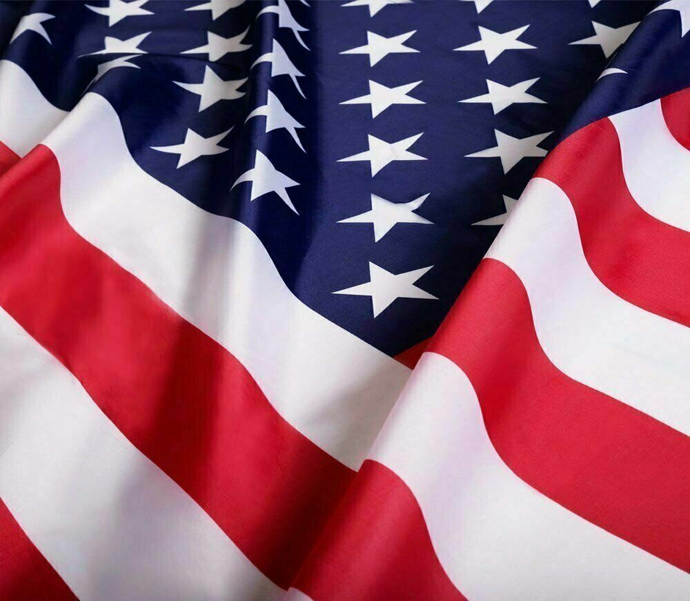 3′ x 5′ FT USA US U.S. American Flag Polyester Stars Brass Grommets