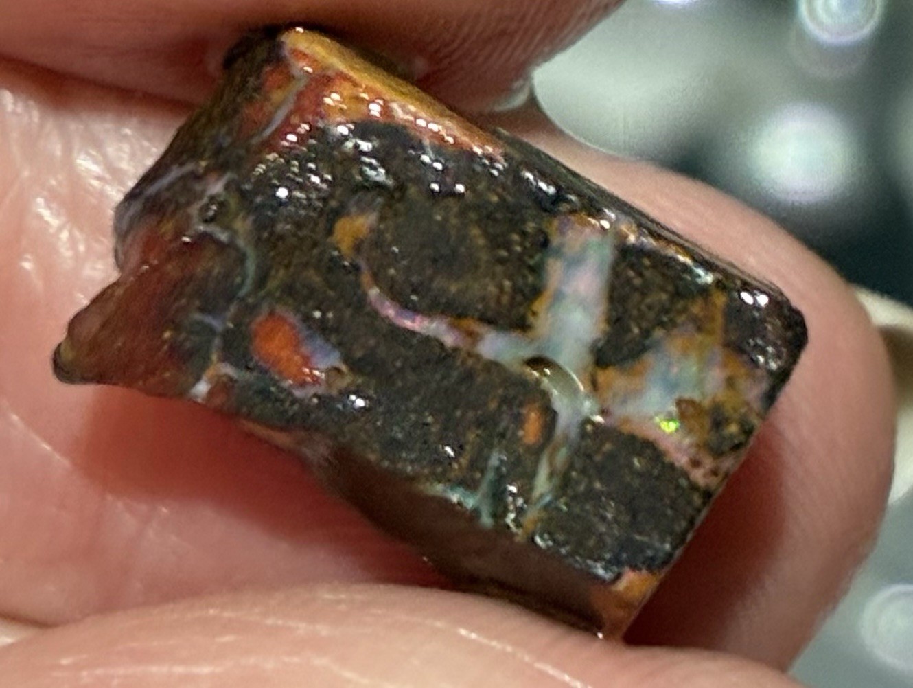 10ct Australian Small Boulder Double Sided Opal Rough Loose Specimen A65