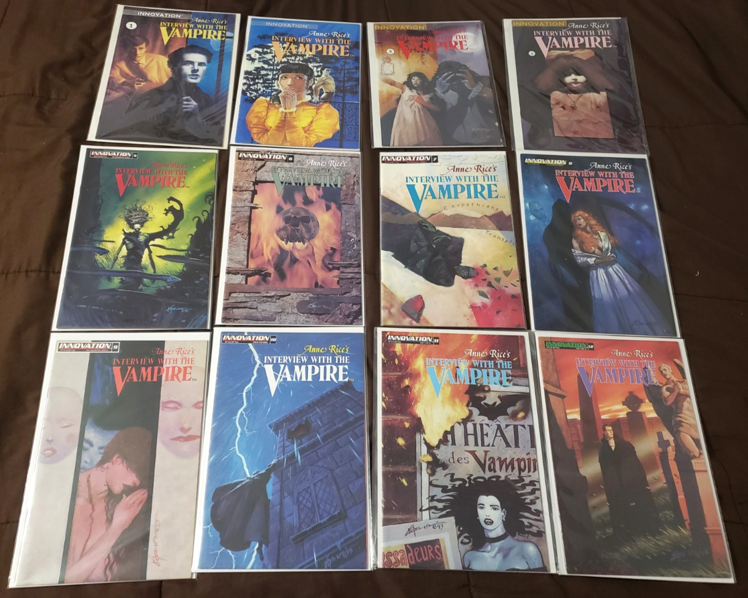Anne Rice’s Interview with the Vampire 1 2 3 4 5 6 7 8 9 10 11 12 run set lot NM