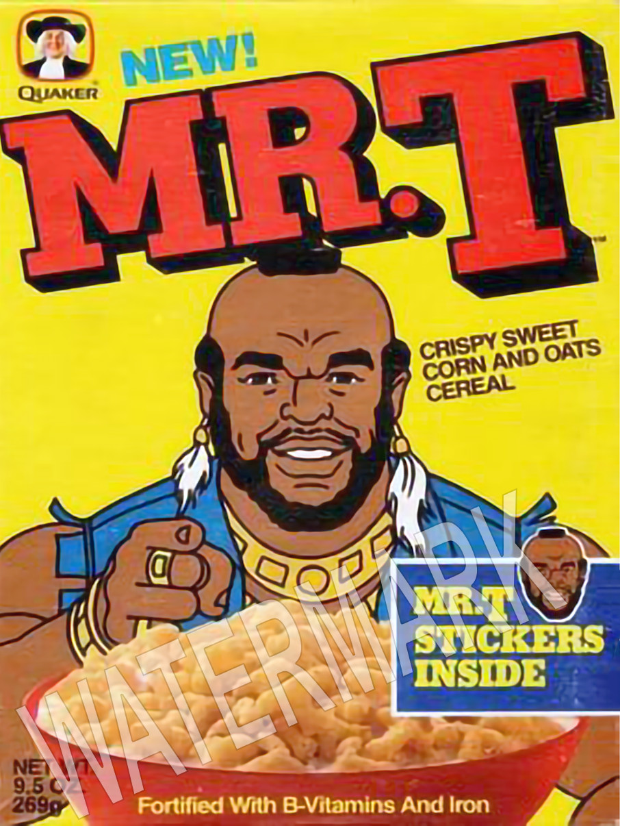 Mr. T Vintage Cereal Box High Quality Metal Fridge Magnet 3×4 7652