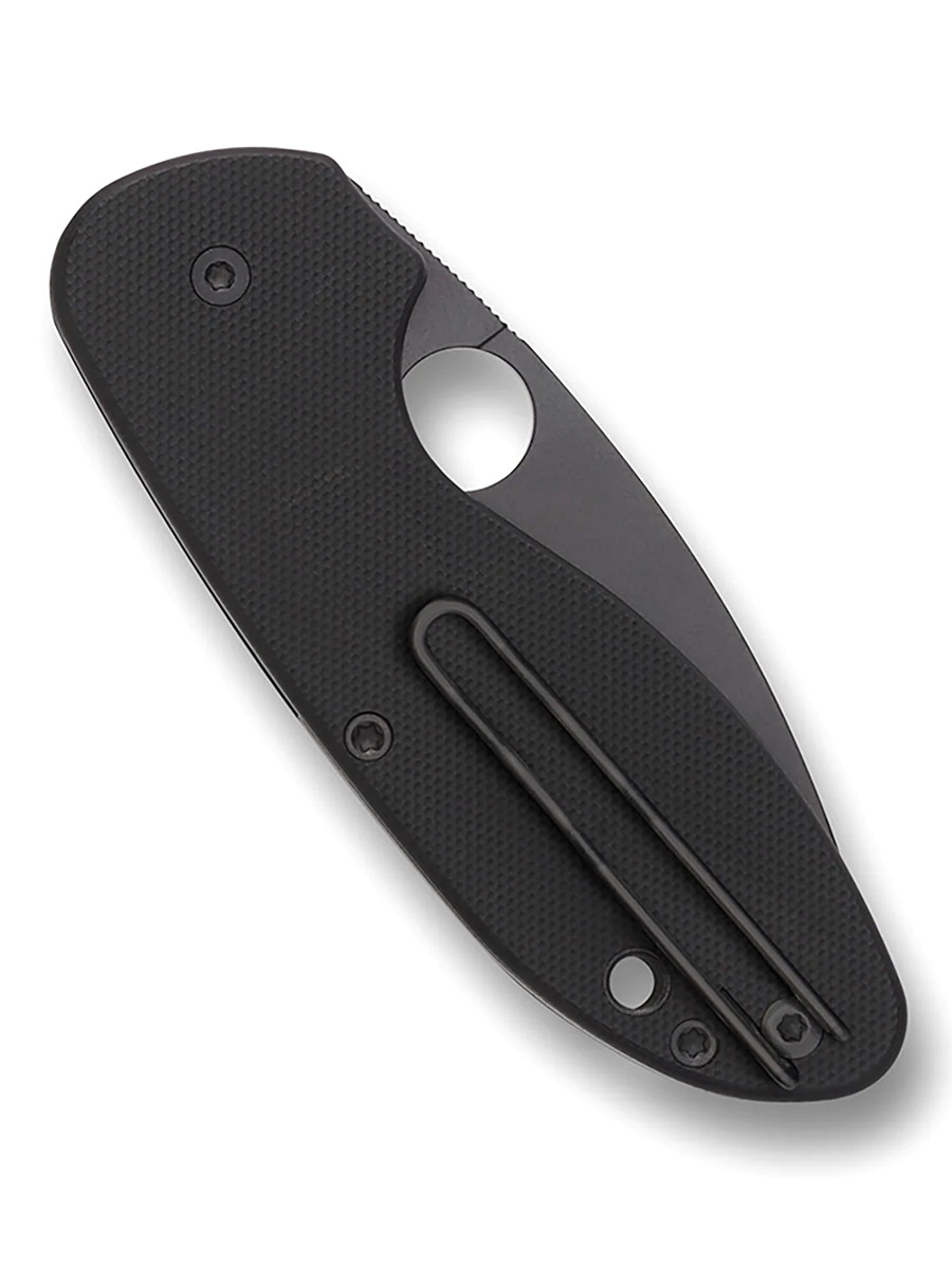 Spyderco Knives Efficient Liner Lock Black G-10 Blackened C216GPBBK