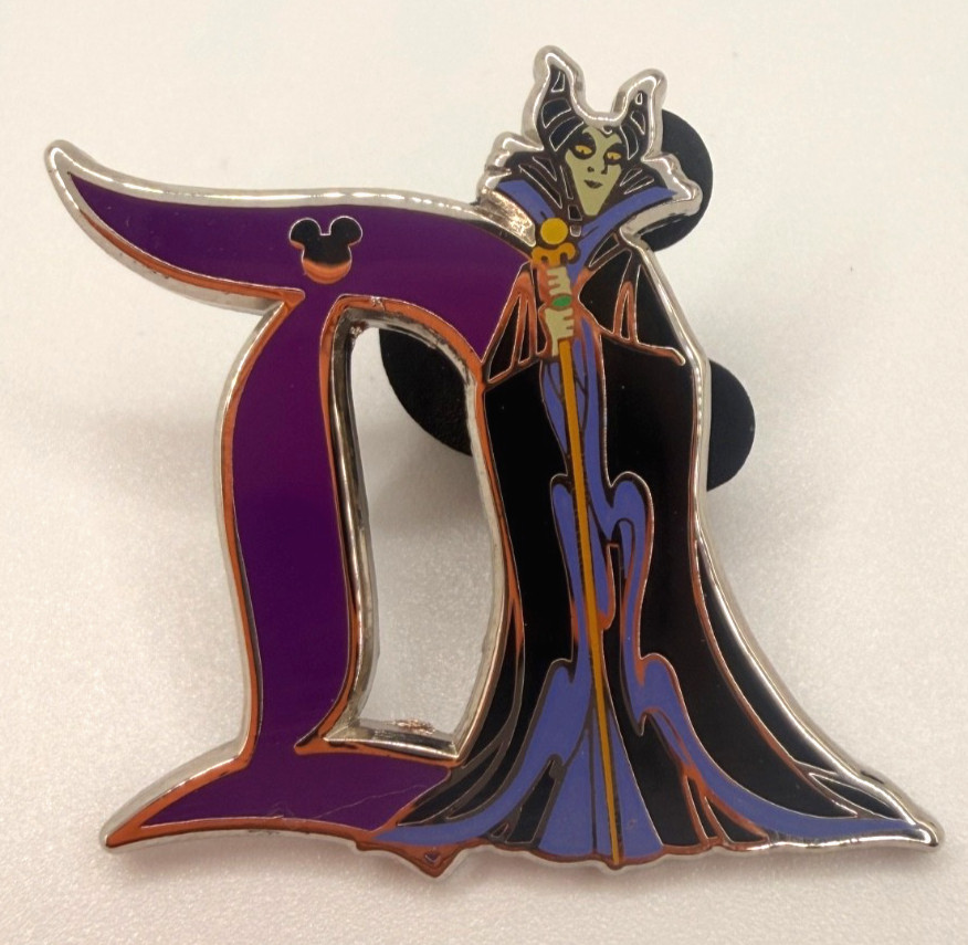 Maleficent 2020 D Hidden Mickey Disneyland Pin RARE
