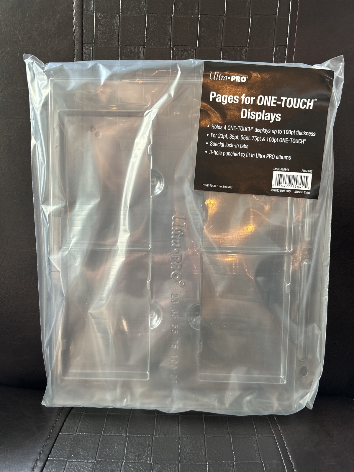Ultra Pro Pages for One Touch Holders 23pt – 100pt 4 per Page