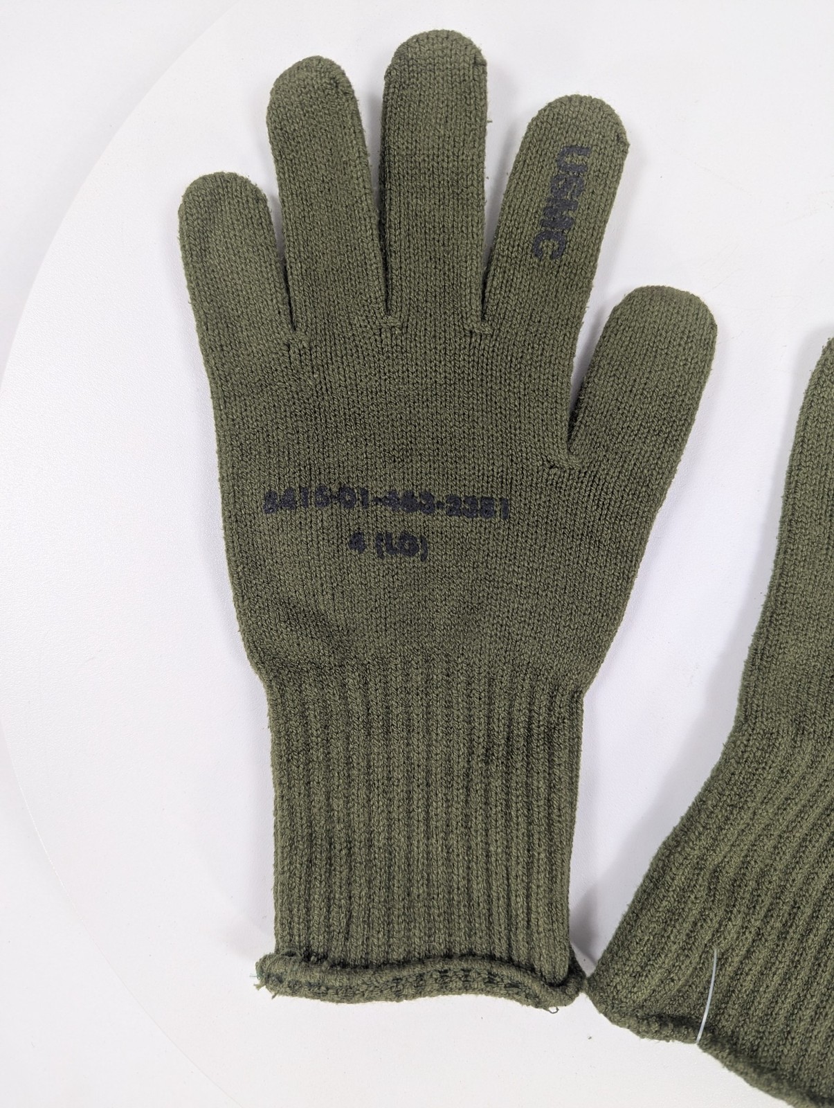 New – USMC Enhanced Grip Glove Inserts- USMC Olive Drab
