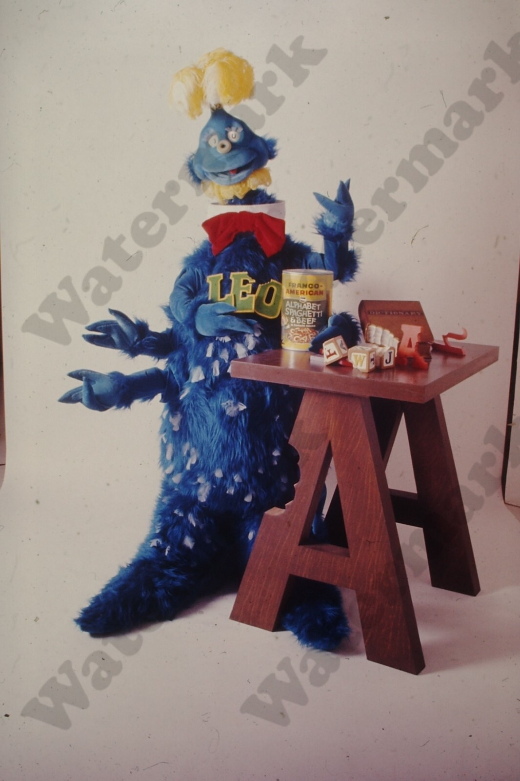 70s spaghetti monster tv mascot Vintage 35mm Film SLIDE A6k13