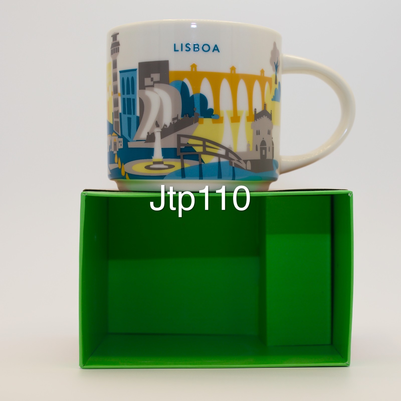 Starbucks Collectible city Lisboa, Lisbon Mug You are Here discontinued 14 oz