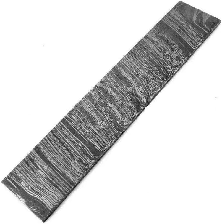 10″ HAND FORGED DAMASCUS STEEL Billet/Bar For Knife Making (Twisted pattern)