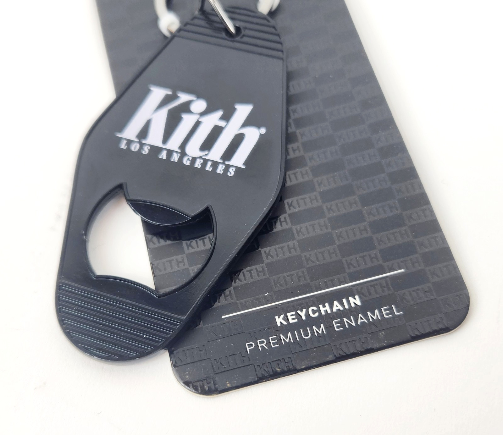 Kith Los Angeles Store Exclusive Bottle Opener Keychain LA Motel Black Key Chain