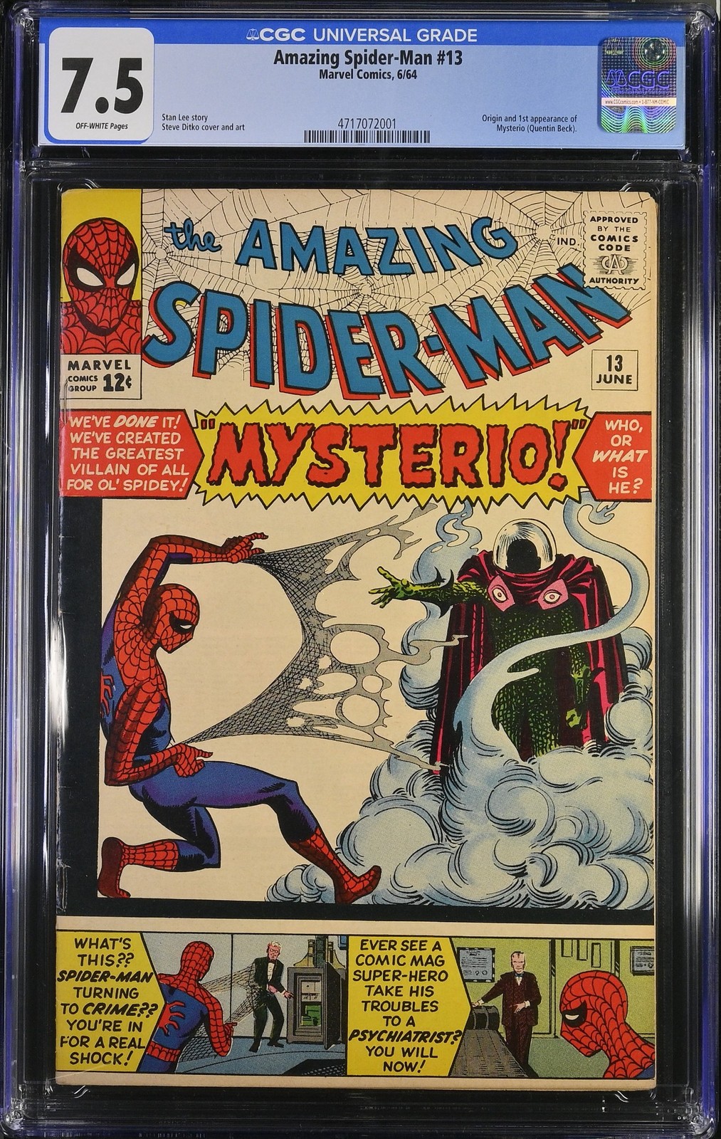 Amazing Spider-Man #13 CGC 7.5 Off-White Pages