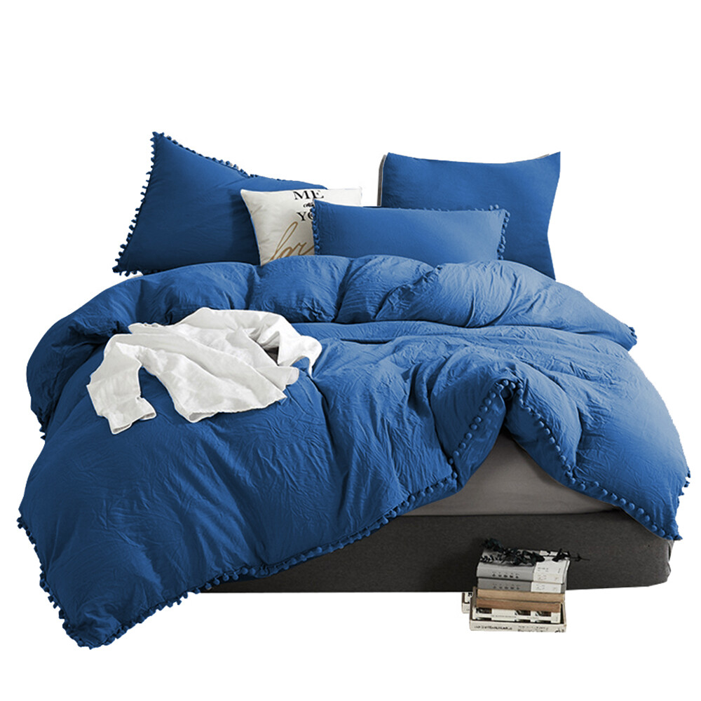 Duvet Cover Quilt Bedding Set With Pillow Bedspread Comforter Cover King Size