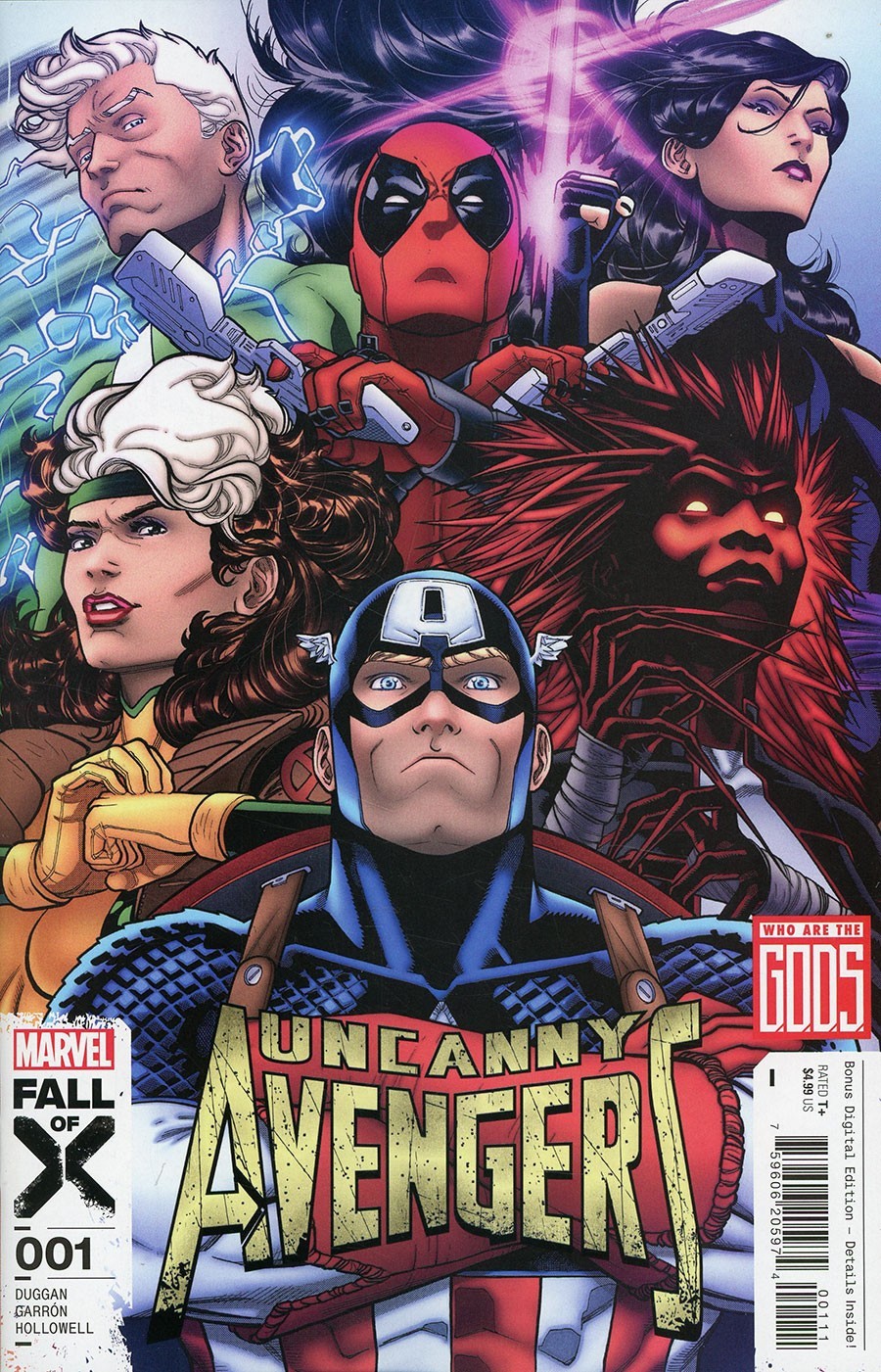 UNCANNY AVENGERS #1 CVR A GARRON MARVEL COMICS