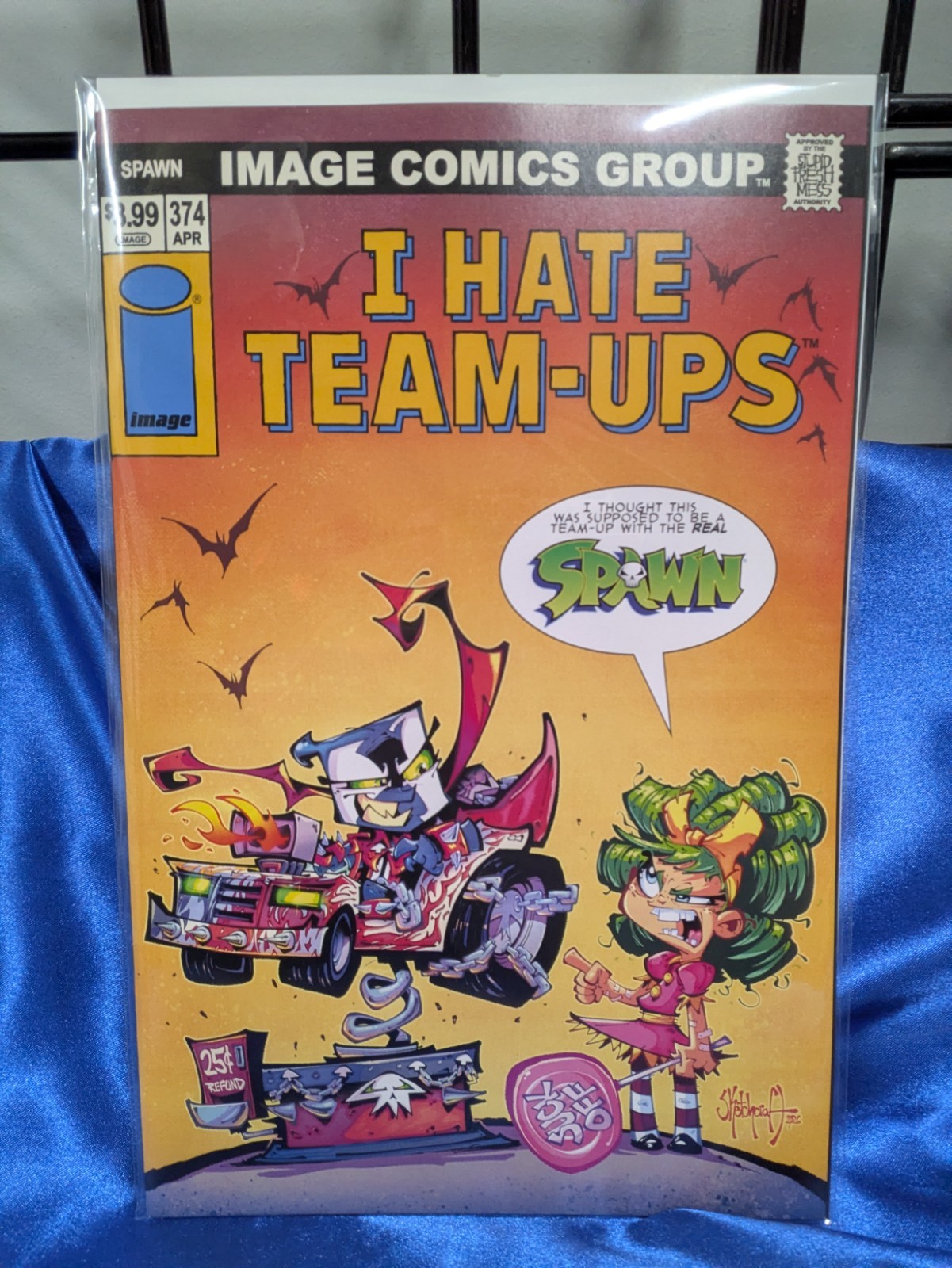 Spawn #374 Cover C Rob Duenas I Hate Fairyland Team Up Variant. We Combine.