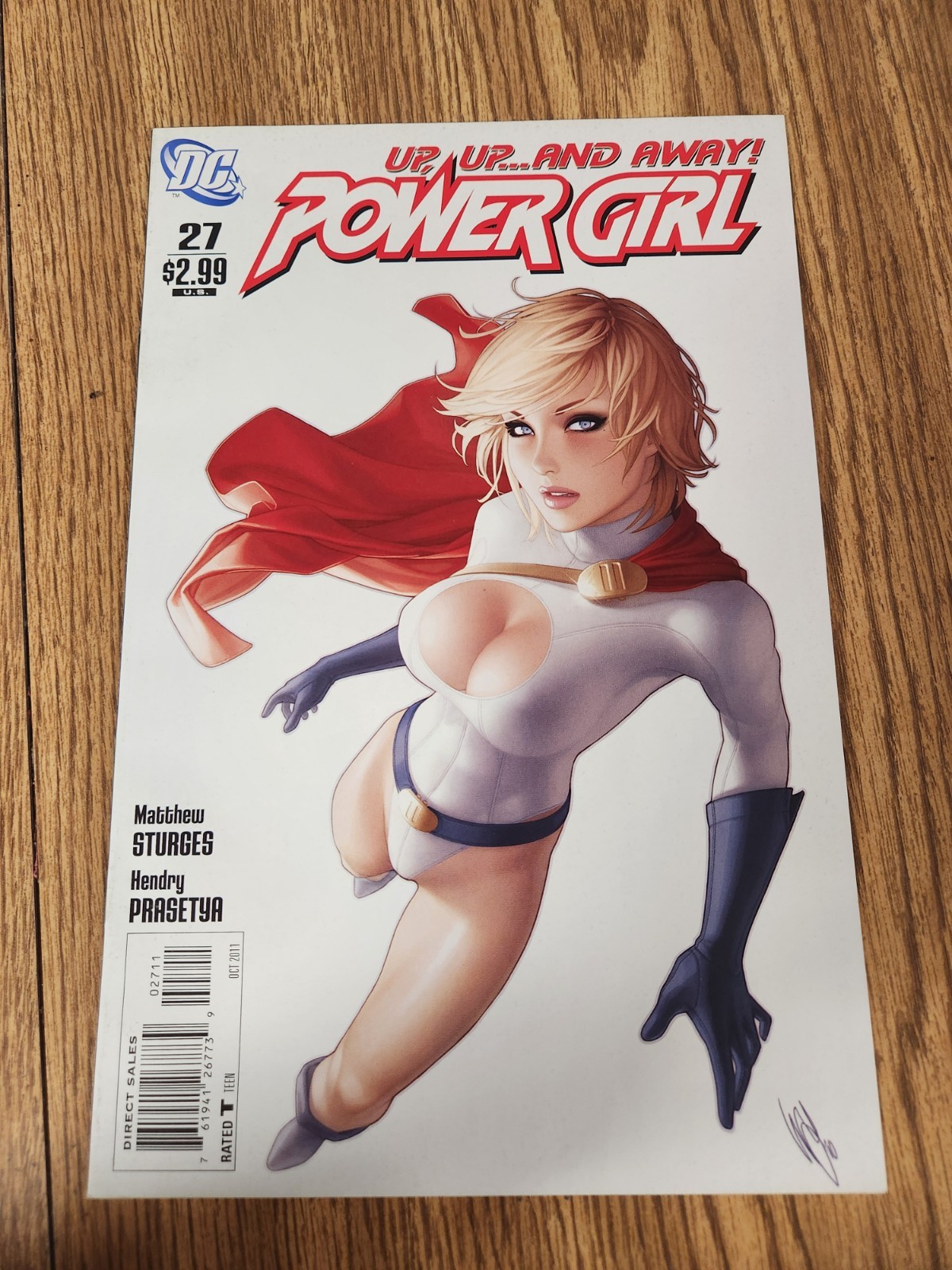 Power Girl 27 Last Issue Warren Louw Cover Low Print Run 9.0 or Better DC
