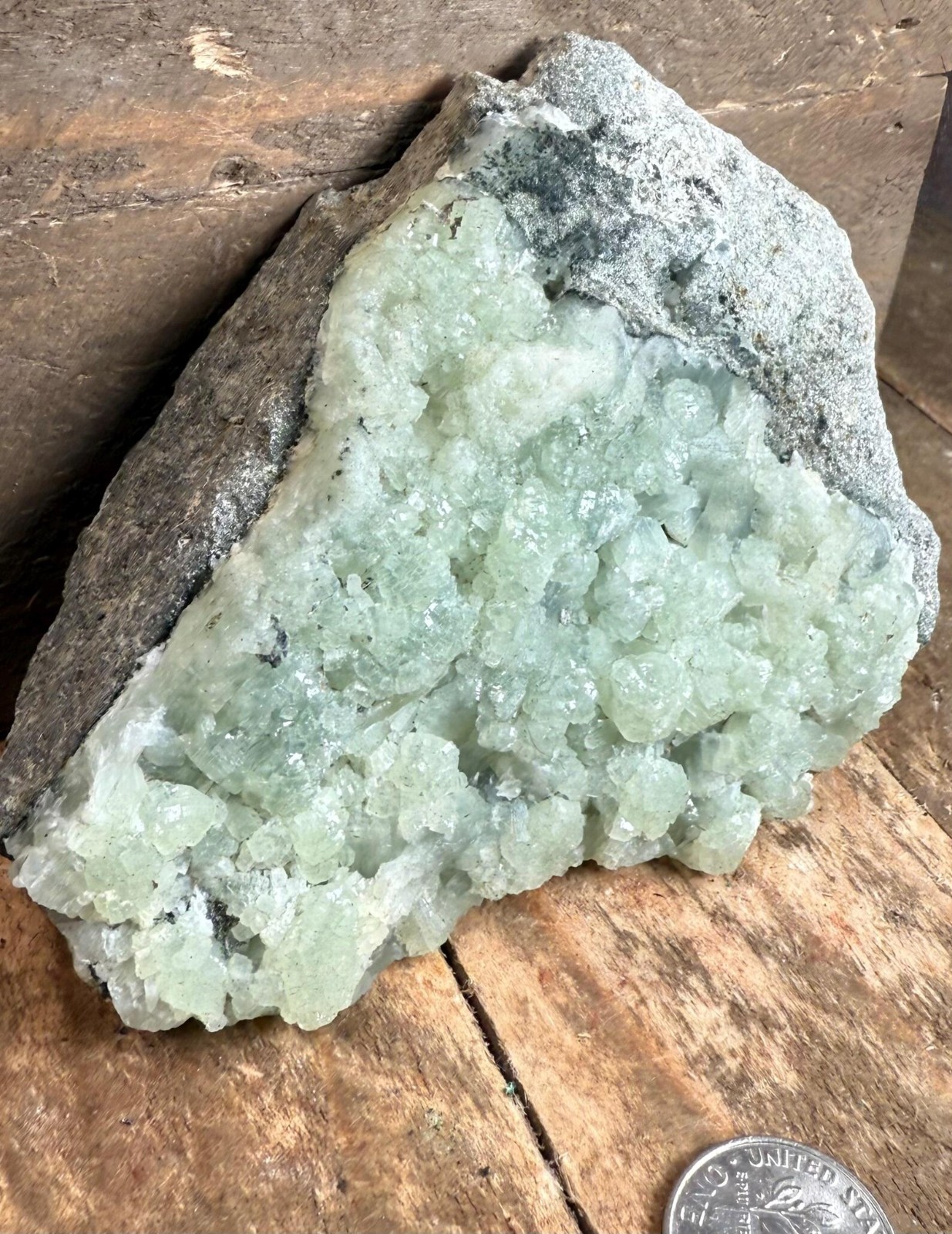 3.9 inches Hand-Selected Natural Prehnite Crystal Specimen