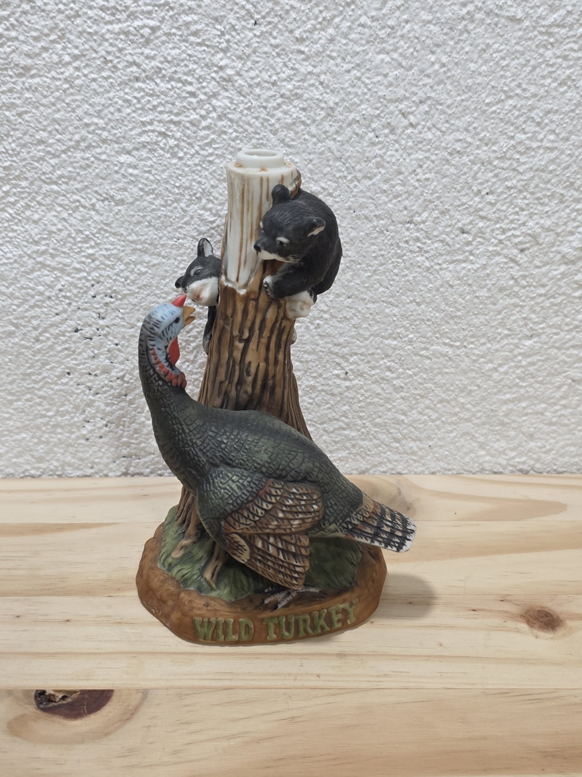 Vintage Wild Turkey Bourbon Decanter Mini 50ml Austin Nichols Bears Turkey No 3