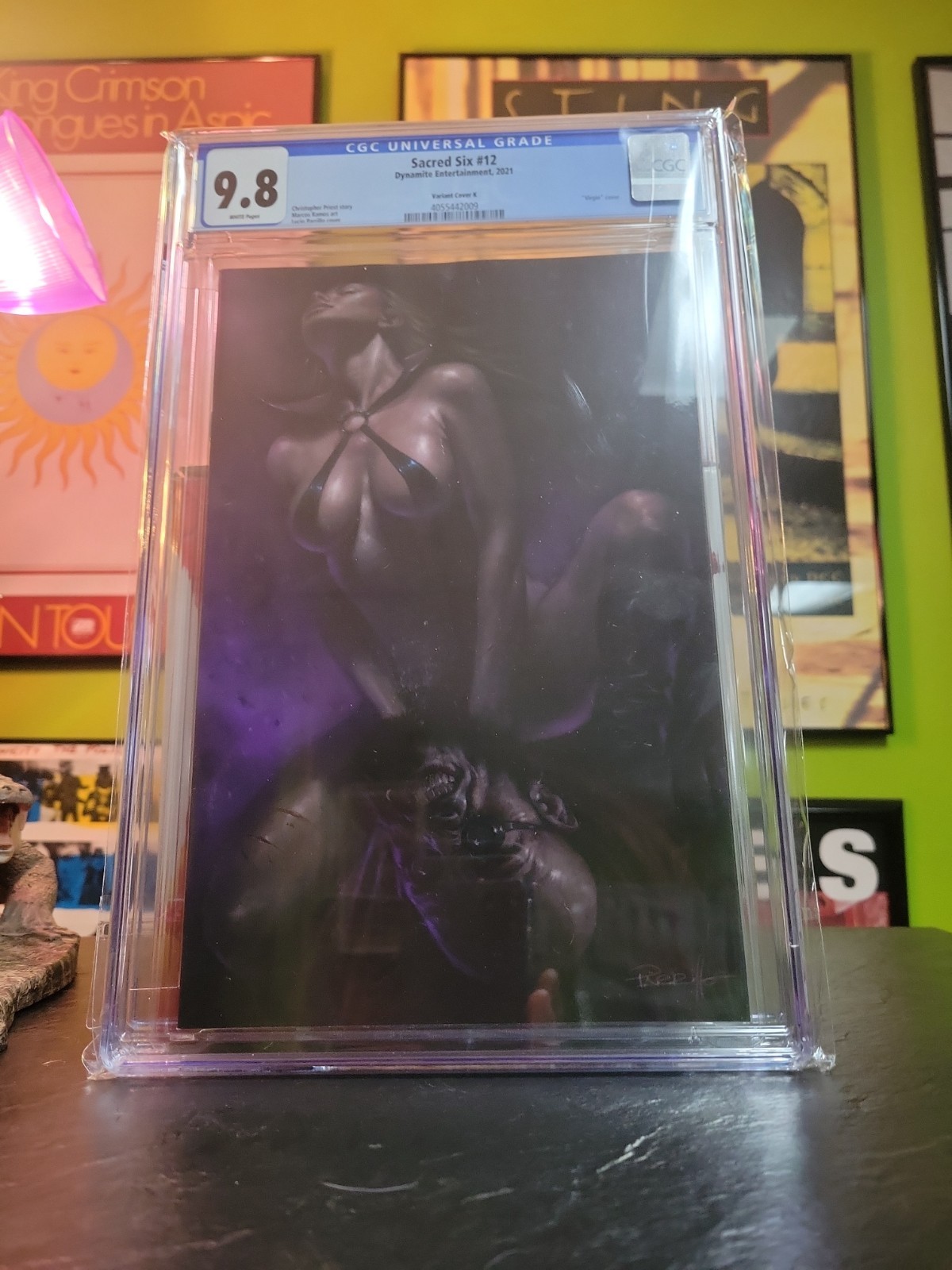 Sacred Six #12 Cover E Lucio Parrillo Virgin Variant CGC 9.8 Dynamite 2021