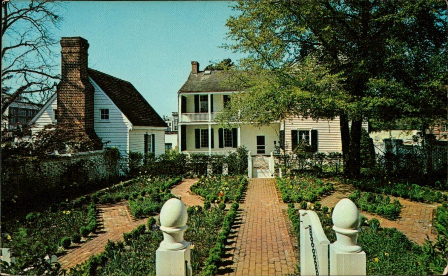 Vintage Photochrome Postcard The Cornwallis House Wilmington NC 1939-Now