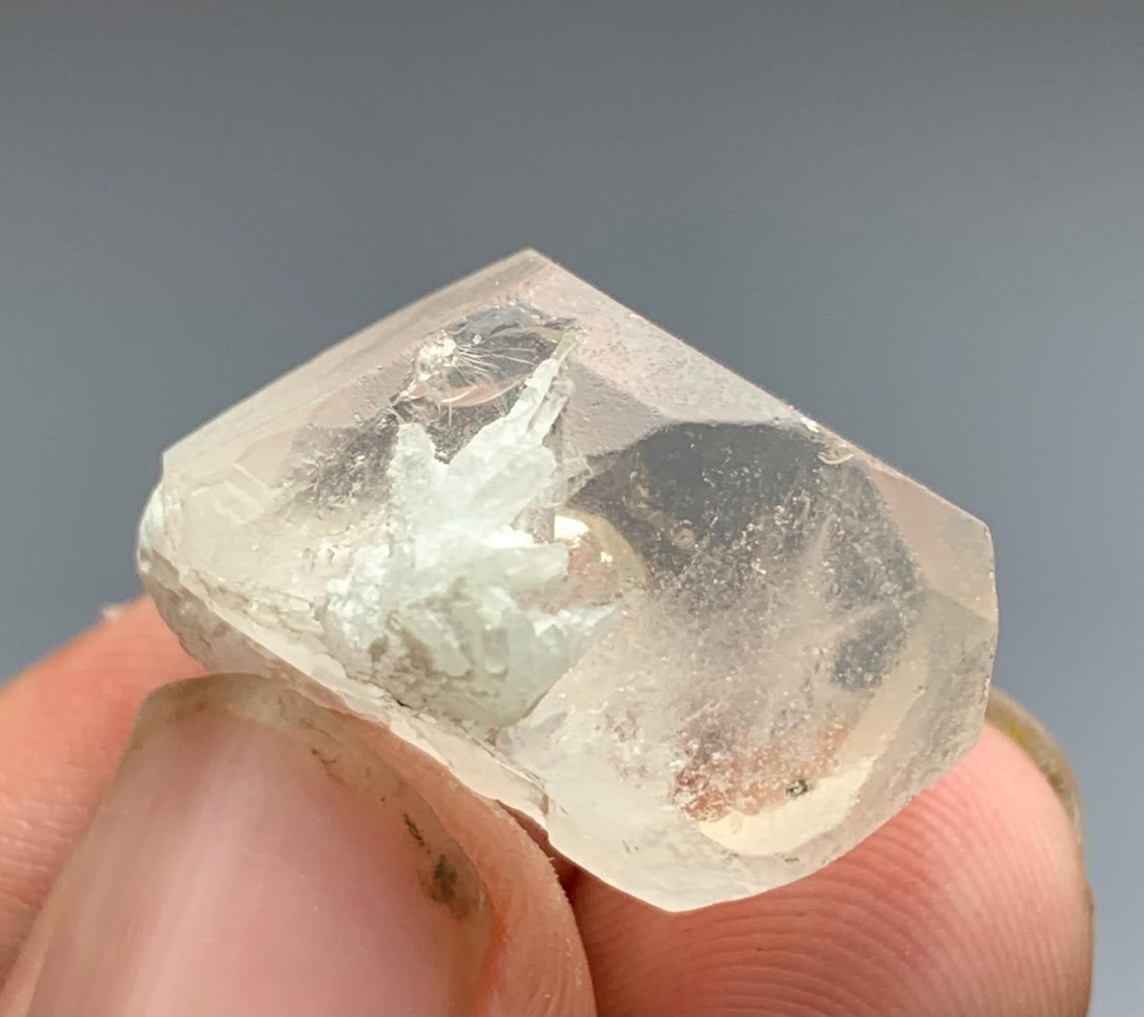 30 Carat Morganite Crystal From Afghanistan