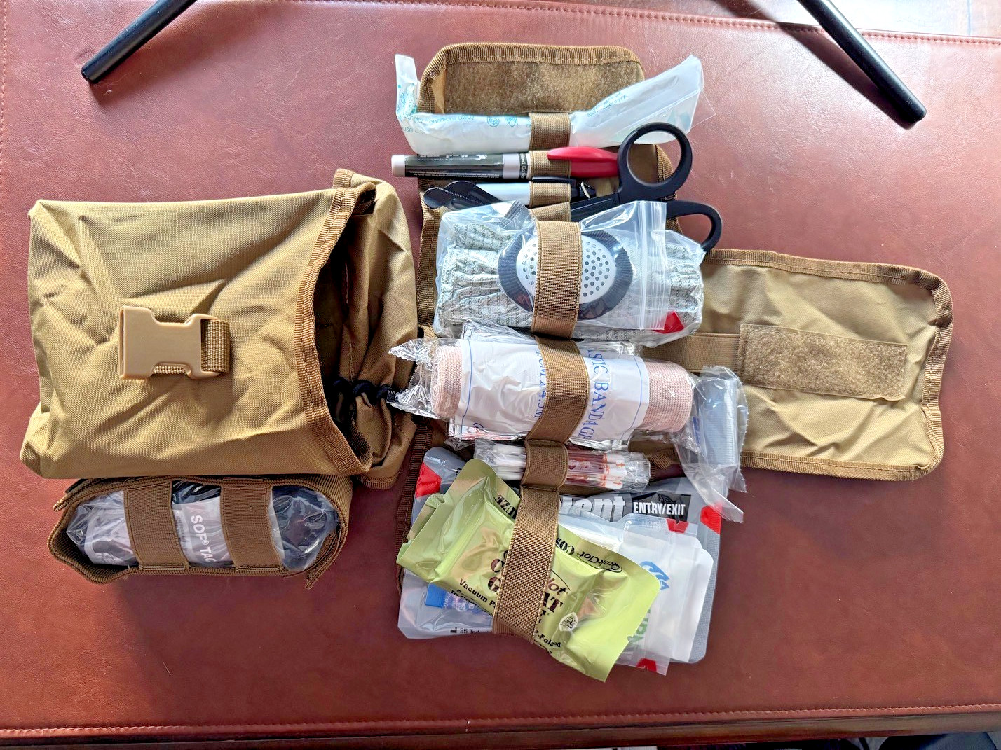 USGI Fully Stocked IFAK (SOF TQ included) Combat Medic–Cordura 500– UNEXPIRED