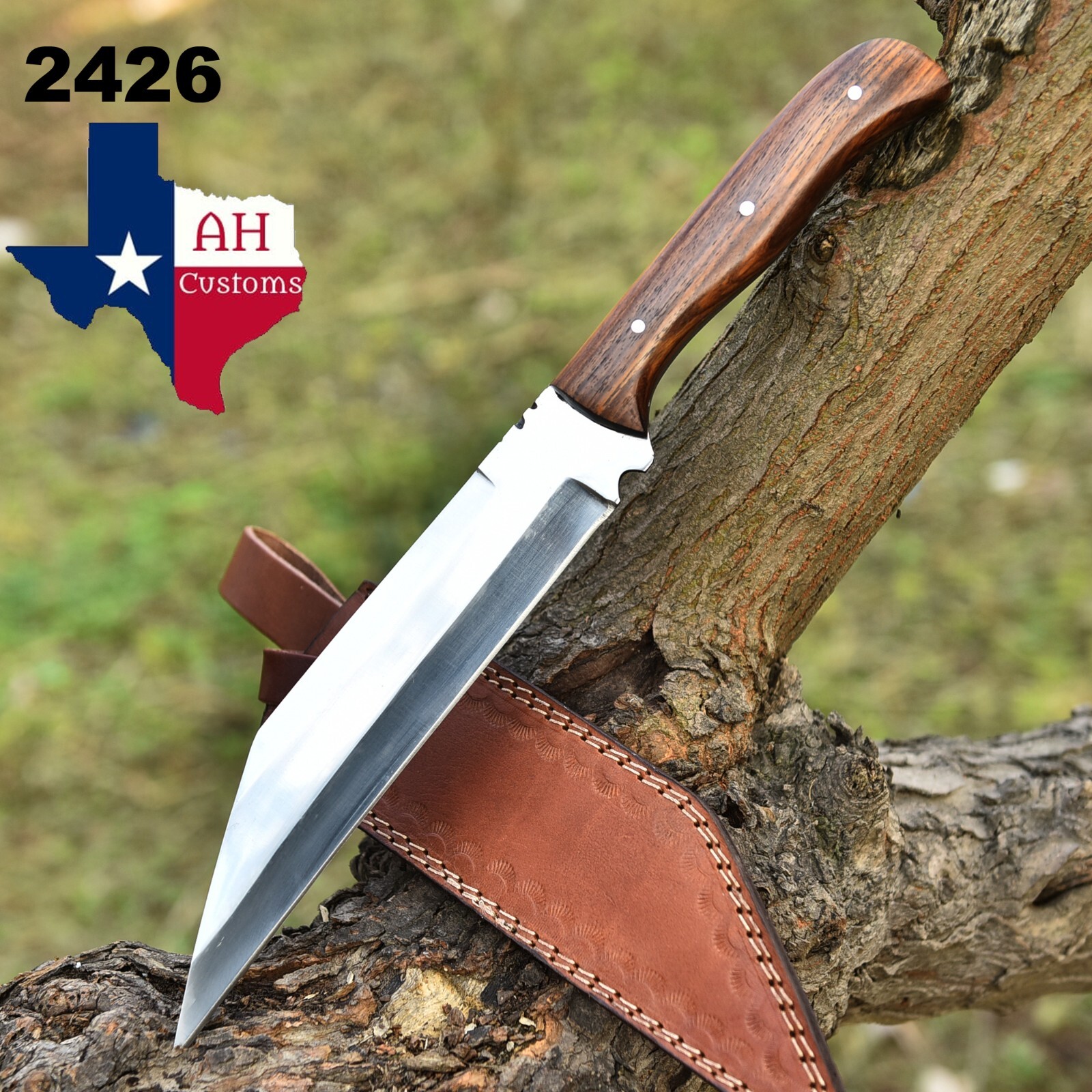 Custom Handmade SEAX Knife D2 High Carbon Steel HUNTING Knife CAMPING Knife 2426