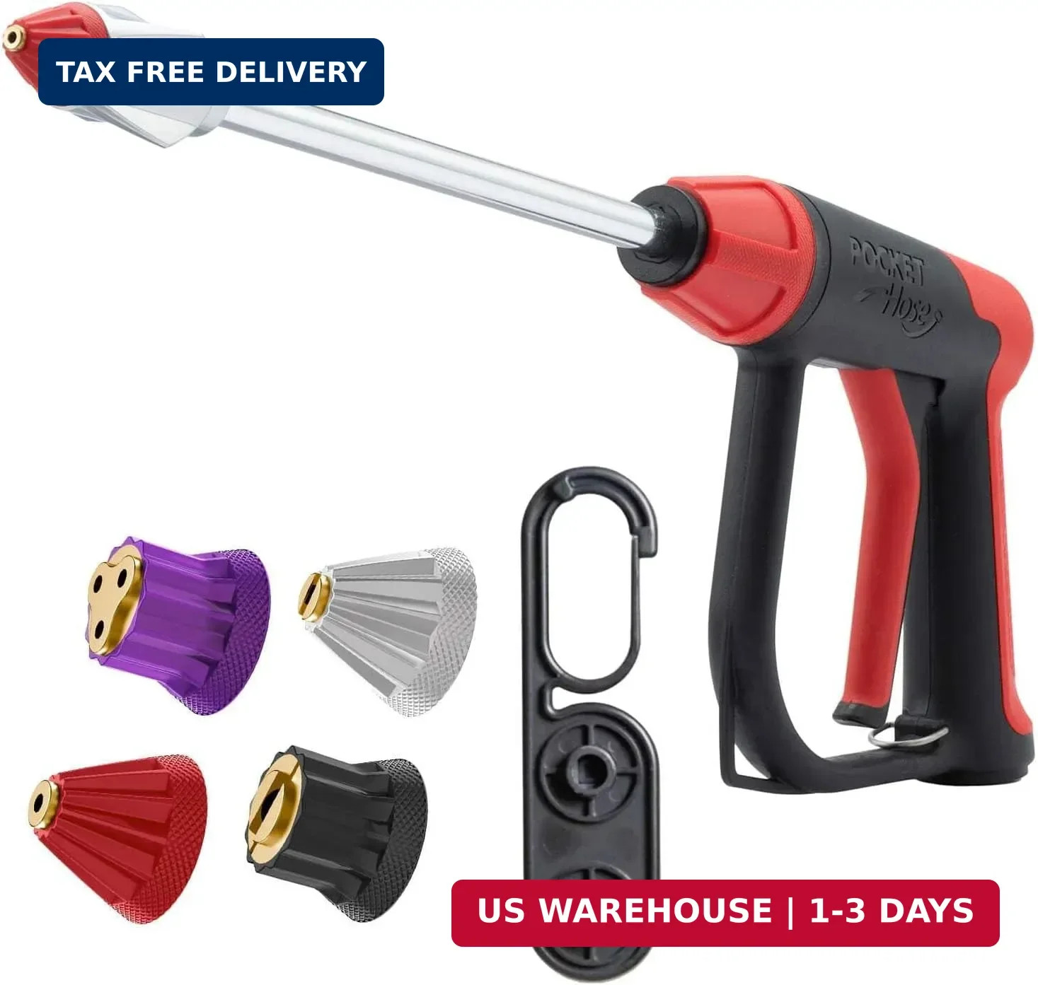 Pocket Hose Arrow, AS SEEN ON TV, Customizable Spray Nozzle from Powerful Jet St