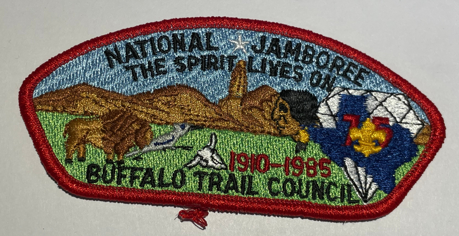 Buffalo Trail Council Strip CSP 1985 National Jamboree JSP XJ1