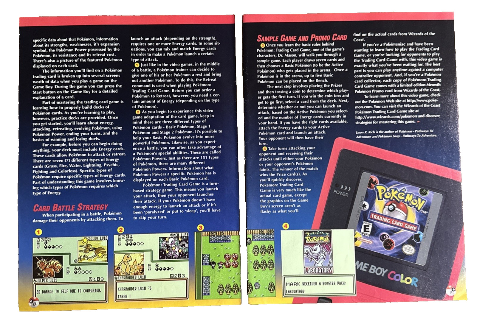 Pokemon Trading Card Game TCG Magazine Article Nintendo Game Boy Color Retro Art