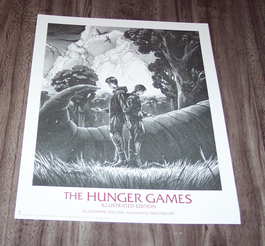 THE HUNGER GAMES Illustrated Edition NYCC COMIC CON EXCLUSIVE POSTER Litho Print